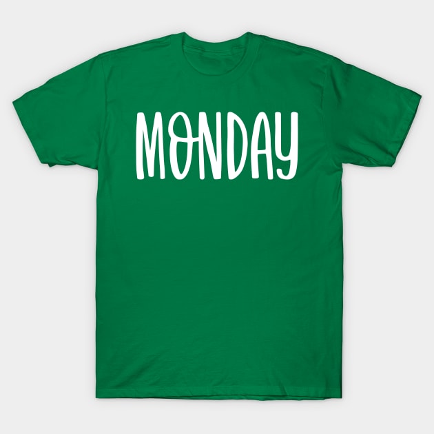 Monday T-Shirt by colorsplash